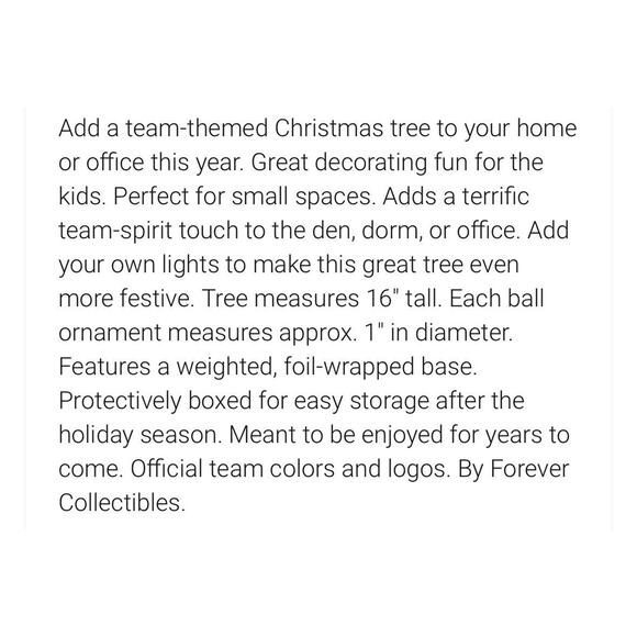 NEW Forever Collectibles Pittsburgh Steelers NFL Mini Christmas Tree 16 Ornament - Picture 3 of 12